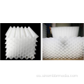PP Plastic Hexagonal HoneyCom Tube Setler Embalaje
